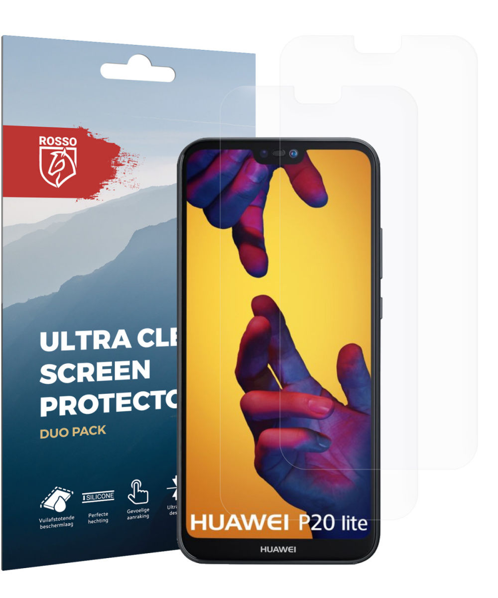 Rosso Huawei P20 Lite Ultra Clear Screen Protector Duo Pack afbeelding 10