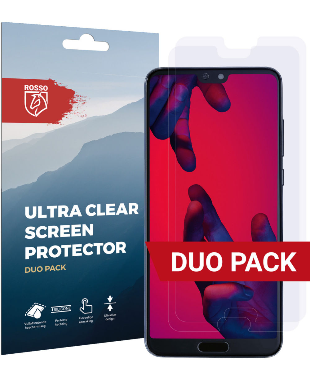 Rosso Huawei P20 Pro Ultra Clear Screen Protector Duo Pack afbeelding 1