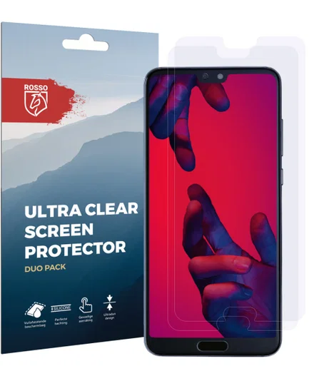 Rosso Huawei P20 Pro Ultra Clear Screen Protector Duo Pack afbeelding 10