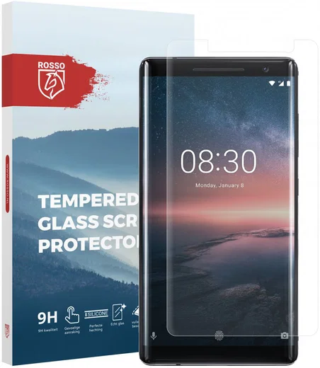 Rosso Nokia 8 Sirocco 9H Tempered Glass Screen Protector afbeelding 1