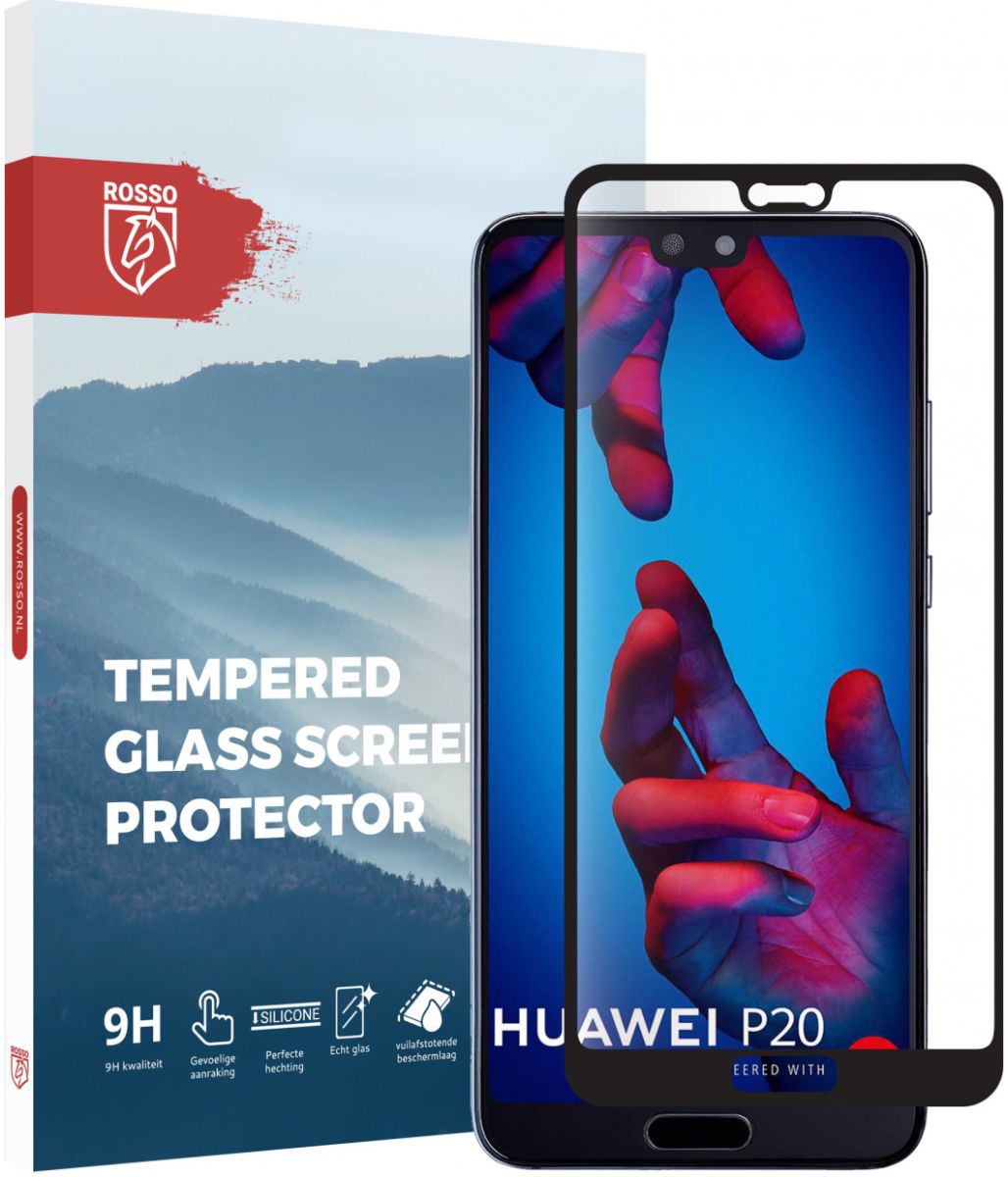 Rosso Huawei P20 9H Tempered Glass Screen Protector afbeelding 1