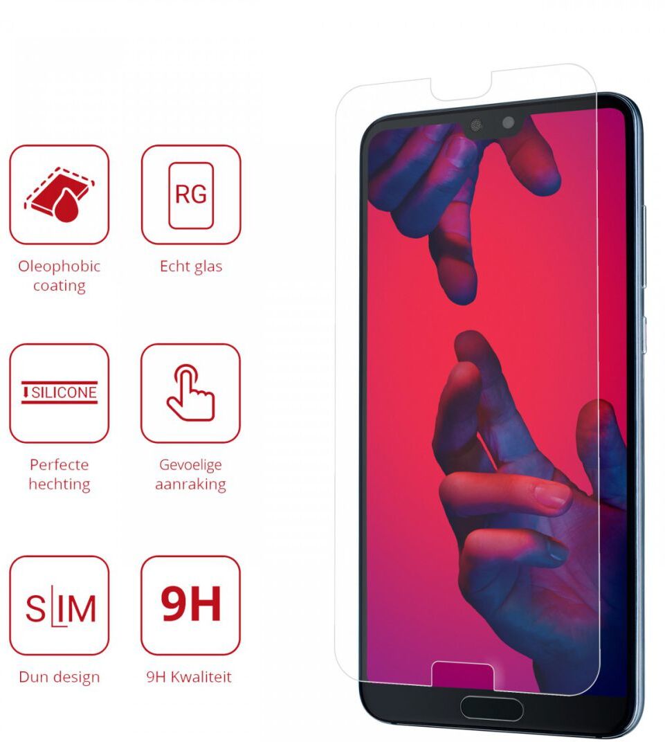 Rosso Huawei P20 Pro 9H Tempered Glass Screen Protector afbeelding 2