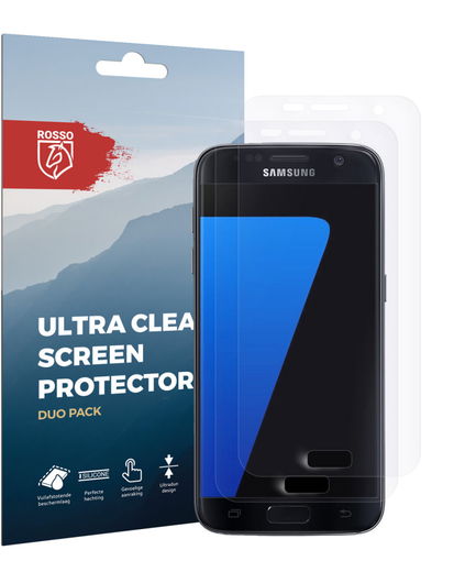 Rosso Samsung Galaxy S7 Ultra Clear Screen Protector Duo Pack afbeelding 10
