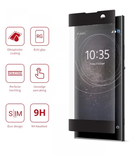 Rosso Sony Xperia XA2 9H Tempered Glass Screen Protector afbeelding 2