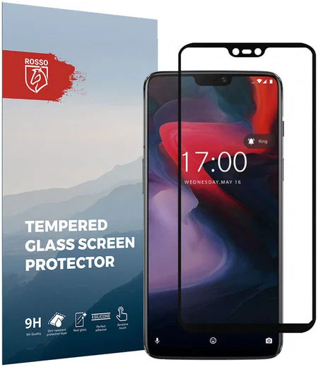 Rosso OnePlus 6 9H Tempered Glass Screen Protector afbeelding 1