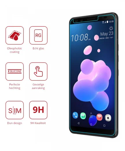 Rosso HTC U12 Plus 9H Tempered Glass Screen Protector afbeelding 2