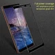 Nokia 7 Plus Volledig Dekkende Tempered Glass Screen Protector Zwart afbeelding 3
