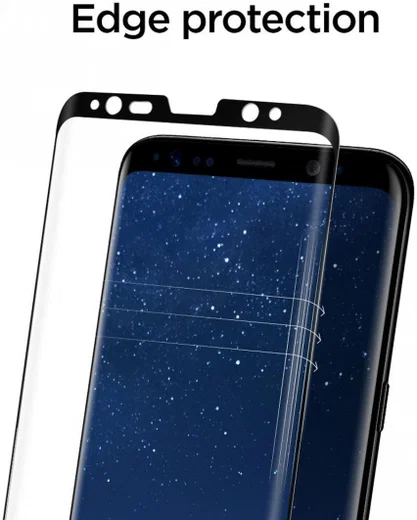 Spigen Samsung Galaxy S8 Tempered Glass Screen Protector afbeelding 2