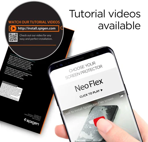 Spigen Neo Flex Samsung Galaxy S9 Screen Protector [2 Pack] afbeelding 3