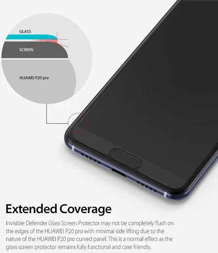 Ringke ID Glass 0.33mm Huawei P20 Pro [3-Pack] afbeelding 5