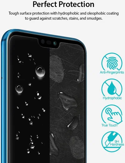 Ringke ID Glass 0.33mm Huawei P20 Lite (3 Pack) afbeelding 3