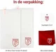 Rosso Alcatel 3c Ultra Clear Screen Protector Duo Pack afbeelding 4