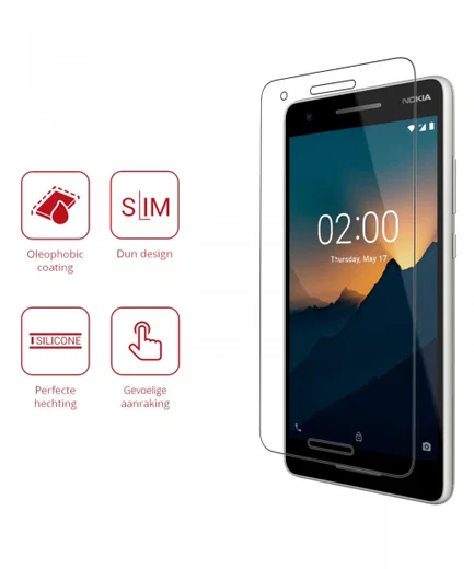 Rosso Nokia 2.1 9H Tempered Glass Screen Protector afbeelding 2