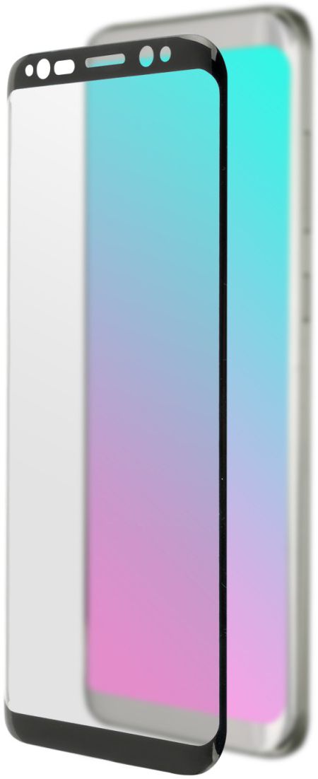 4smarts "Case Friendly" Screen Protector Samsung Galaxy S9 Zwart afbeelding 2