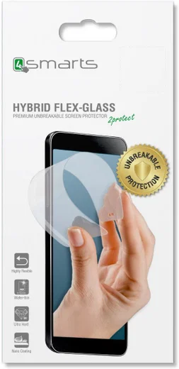 4smarts Hybrid Flex-Glass Screenprotector Huawei P20 Pro afbeelding 1
