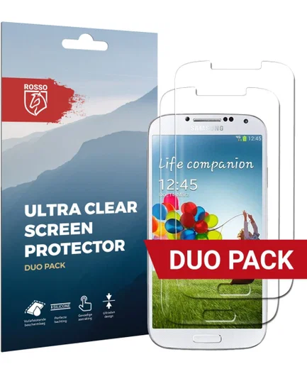 Rosso Samsung Galaxy S4 Ultra Clear Screen Protector Duo Pack afbeelding 1