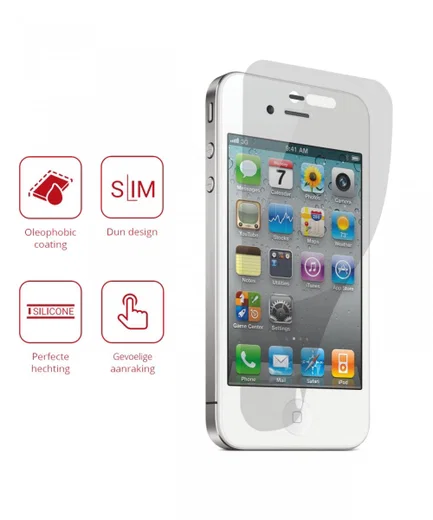 Rosso Apple iPhone 4S Ultra Clear Screen Protector Duo Pack afbeelding 2