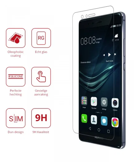 Rosso Huawei P9 Lite 9H Tempered Glass Screen Protector afbeelding 2