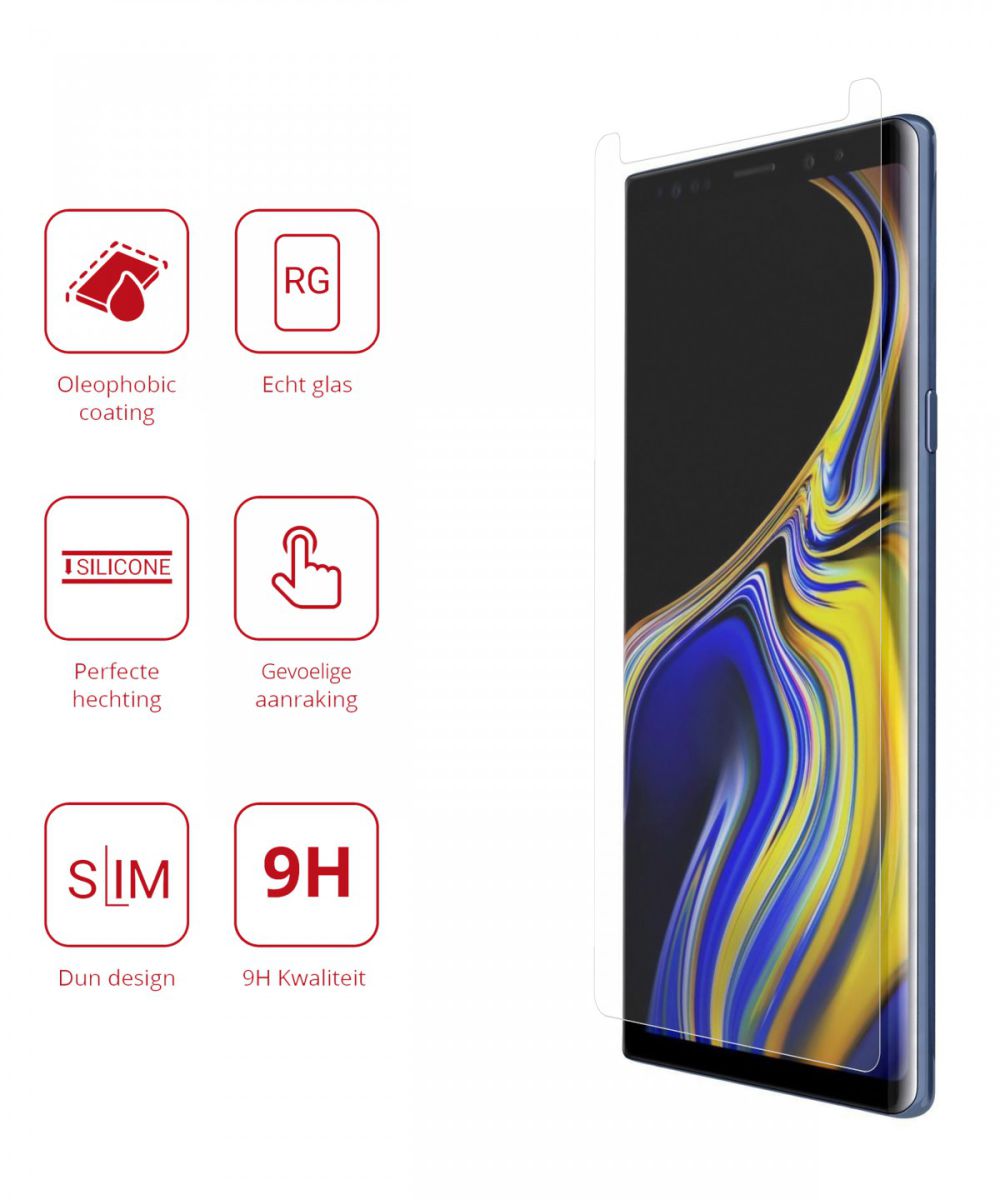 Rosso Samsung Galaxy Note 9 9H Tempered Glass Screen Protector afbeelding 2