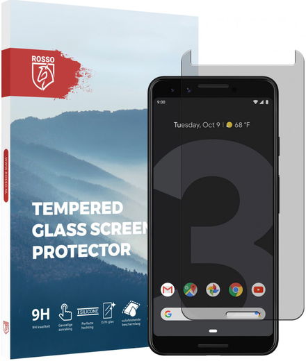 Rosso Google Pixel 3 9H Tempered Glass Screen Protector afbeelding 1