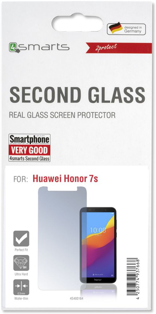4smarts Second Glass Limited Cover Tempered Glass Honor 7S afbeelding 1