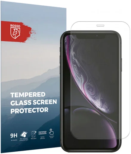 Rosso Apple iPhone XR 9H Tempered Glass Screen Protector afbeelding 1