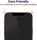 Rosso Apple iPhone XS Max 9H Case Friendly Tempered Glass afbeelding 5