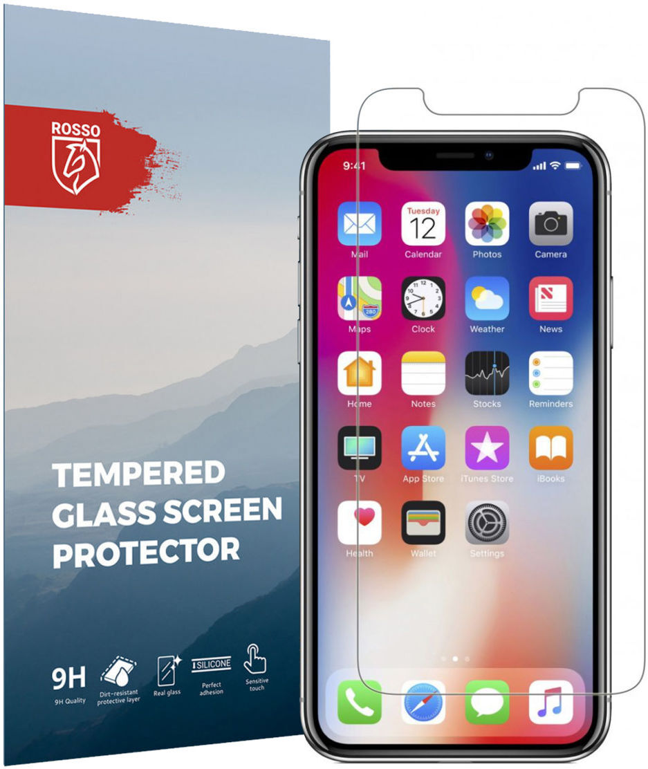 Rosso Apple iPhone XS Max 9H Case Friendly Tempered Glass afbeelding 1