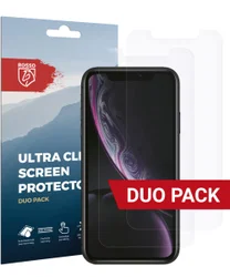 Rosso Apple iPhone XR Ultra Clear Screen Protector Duo Pack afbeelding