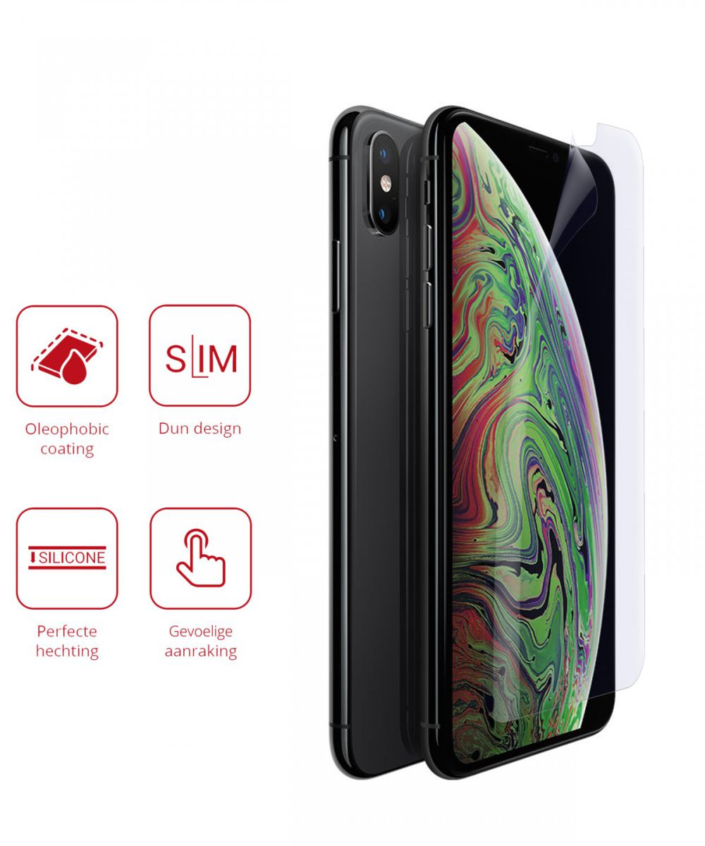 Rosso Apple iPhone XS Max Ultra Clear Screen Protector Duo Pack afbeelding 2