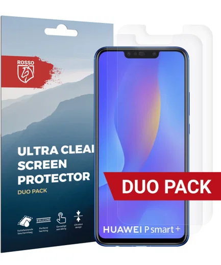 Rosso Huawei P Smart Plus Ultra Clear Screen Protector Duo Pack afbeelding 1