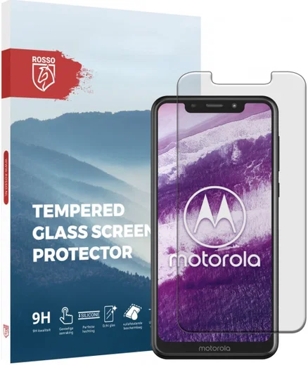 Rosso Motorola One 9H Tempered Glass Screen Protector afbeelding 1