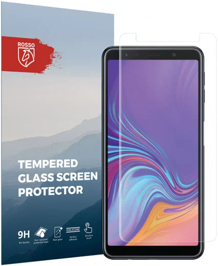 Rosso Samsung Galaxy A7 2018 9H Tempered Glass Screen Protector afbeelding 1