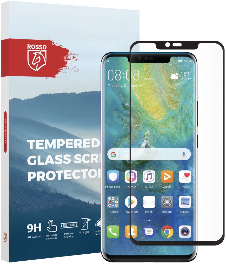 Rosso Huawei Mate 20 Pro 9H Tempered Glass Screen Protector afbeelding 1