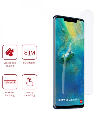 Rosso Huawei Mate 20 Pro Ultra Clear Screen Protector Duo Pack afbeelding 2