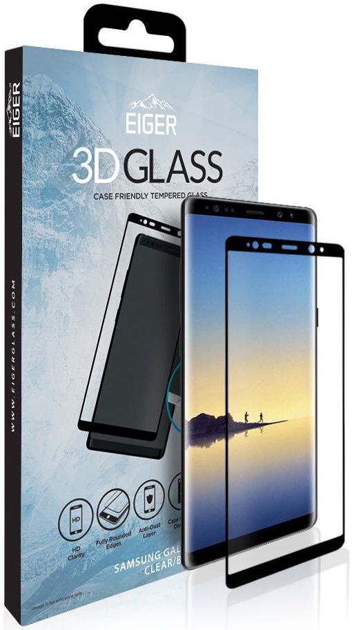 Eiger Samsung Galaxy S9 Tempered Glass Case Friendly Protector Gebogen afbeelding 1