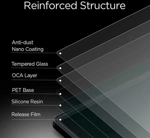 Spigen Apple iPhone XR Slim Tempered Glass Screen Protector afbeelding 4