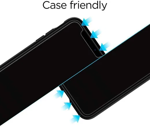 Spigen Apple iPhone XR Slim Tempered Glass Screen Protector afbeelding 6