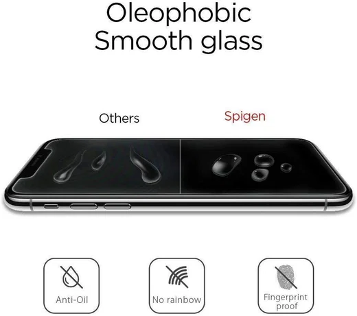 Spigen Apple iPhone XR Slim Tempered Glass Screen Protector afbeelding 7