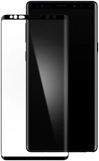 Spigen Samsung Galaxy Note 9 Curved Tempered Glass Protector Zwart afbeelding 2