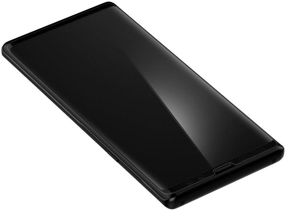Spigen Samsung Galaxy Note 9 Curved Tempered Glass Protector Zwart afbeelding 6