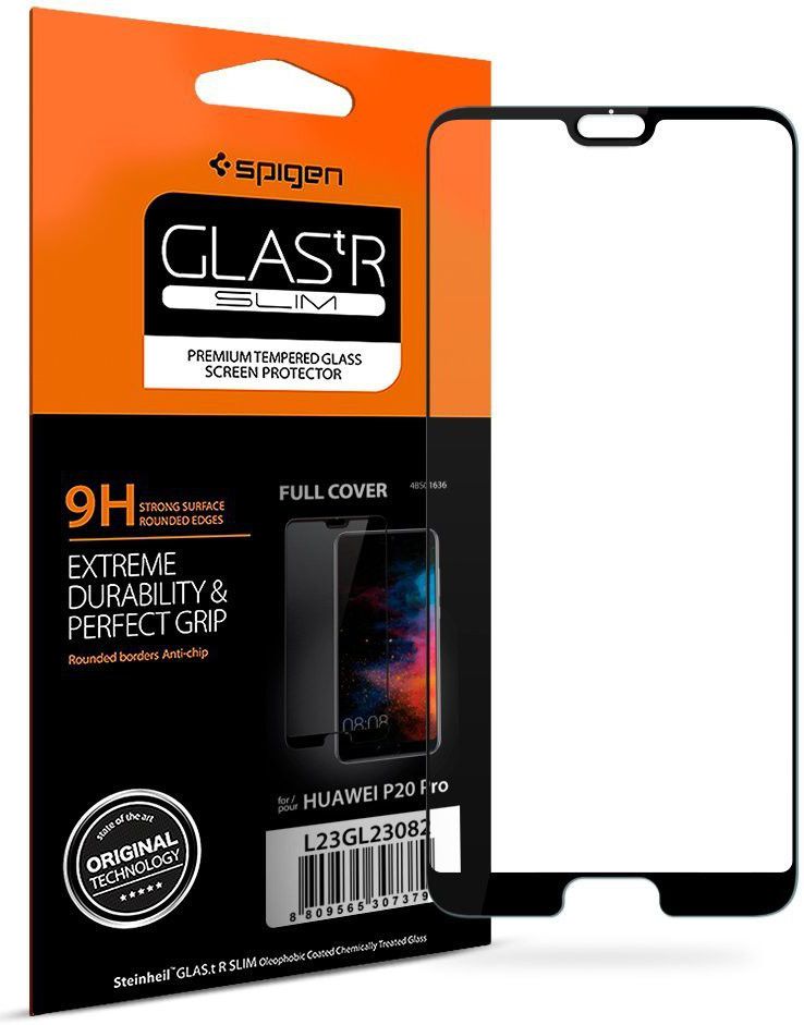 Spigen Huawei P20 Pro Full Cover Tempered Glass Screen Protector afbeelding 1