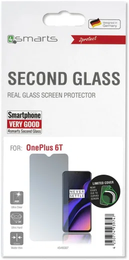 4Smarts Second Glass OnePlus 7/6T Tempered Glass Screen Protector afbeelding 1