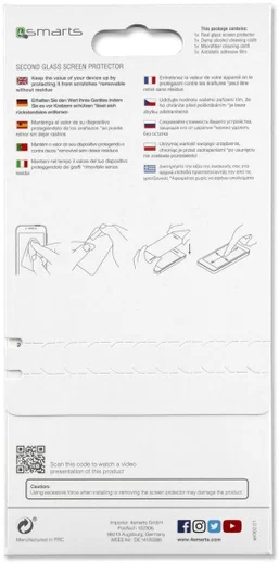 4Smarts Second Glass Xiaomi Mi A2 Lite Tempered Glass Screen Protector afbeelding 4