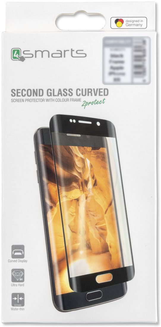 4Smarts Second Glass Curved Huawei Mate 20 Pro Tempered Glass Zwart afbeelding 1