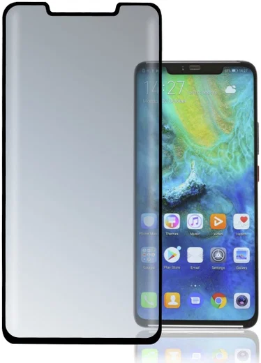 4Smarts Second Glass Curved Huawei Mate 20 Pro Tempered Glass Zwart afbeelding 2