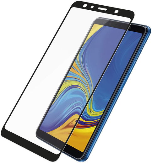 PanzerGlass Samsung Galaxy A7 2018 Edge To Edge Screenprotector Zwart afbeelding 4
