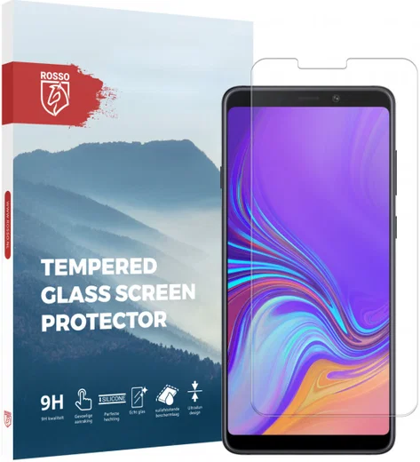 Rosso Samsung Galaxy A9 (2018) 9H Tempered Glass Screen Protector afbeelding 1
