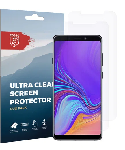 Rosso Samsung Galaxy A9 (2018) Ultra Clear Screen Protector Duo Pack afbeelding 9