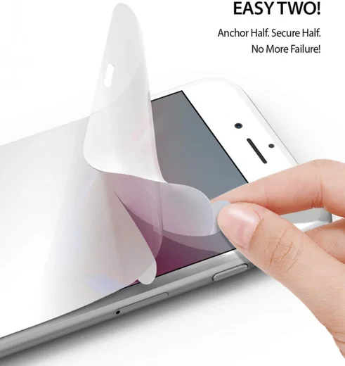 Ringke DualEasy Anti-Stof Screen Protector Apple iPhone 8 [2-Pack] afbeelding 6